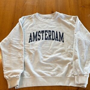Brandy Melville Cream Crew Neck Sweater